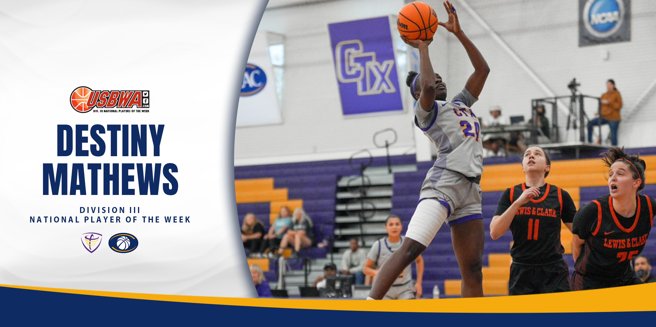 Concordia's Mathews Selected USBWA National Player of the Week