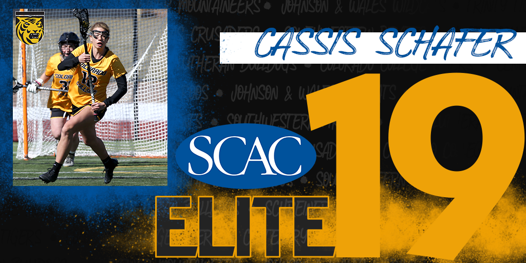 Colorado College's Schafer Wins SCAC Women's Lacrosse Elite 19 Award