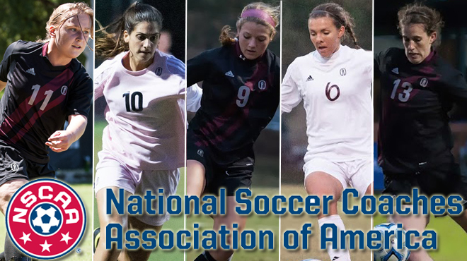 Five Trinity Players Named to the NSCAA Women's All-West Region Team