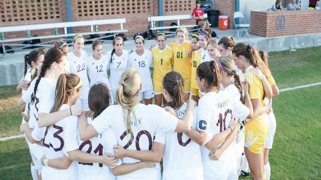 Trinity Women's Soccer Team Ranked No. 1 in the Nation