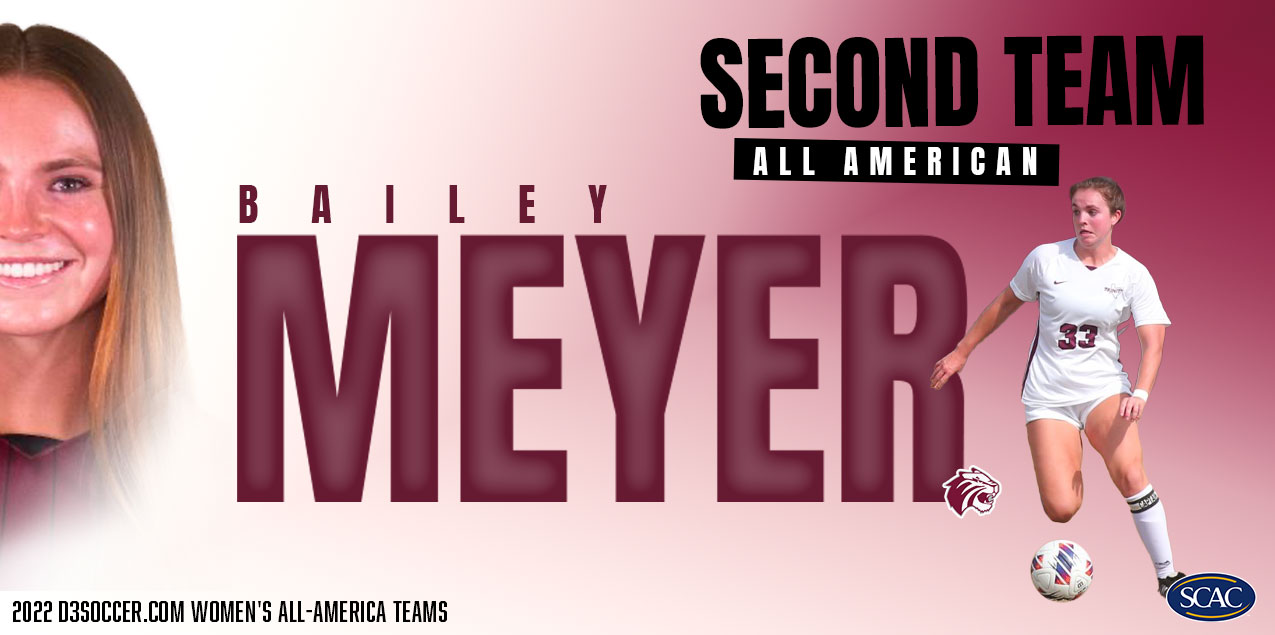 Trinity's Meyer Collects Second D3Soccer.com All-American Honor