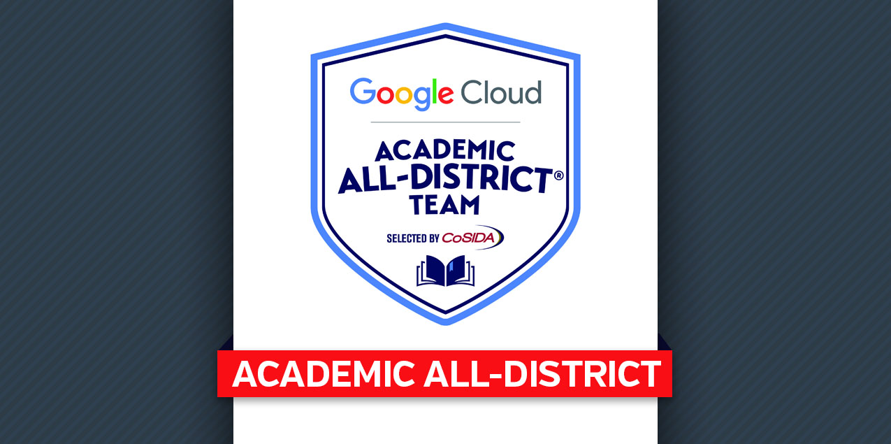 Trinity's Hagmann Earns Google Cloud Academic All-District Recognition