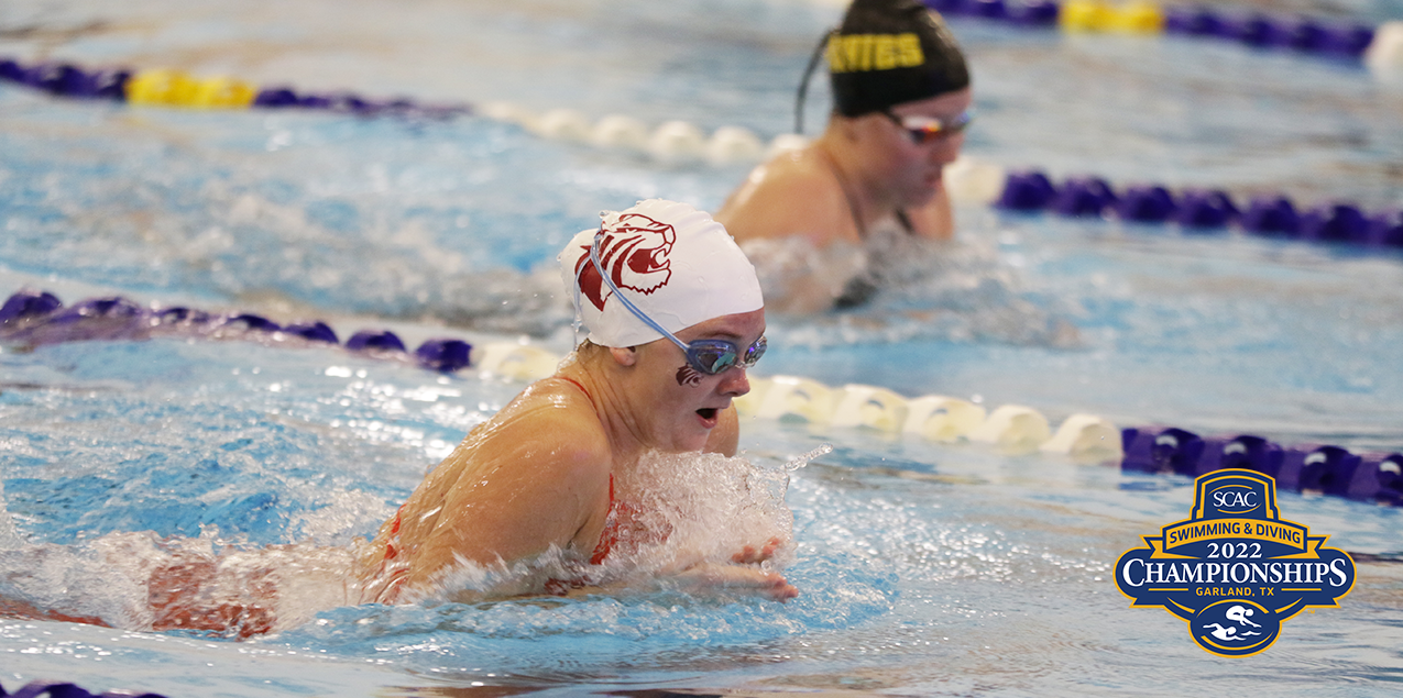 Trinity Women Lead After Day One of SCAC Swimming & Diving Championship