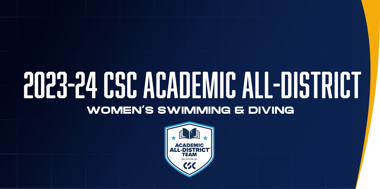 22 Women's Swimmers and Divers Honored with CSC Academic All-District&reg; Accolades