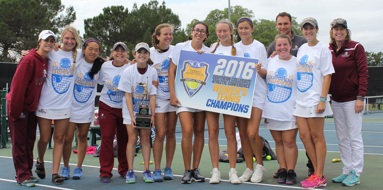 Trinity Women's Tennis Earns 20th SCAC Championship