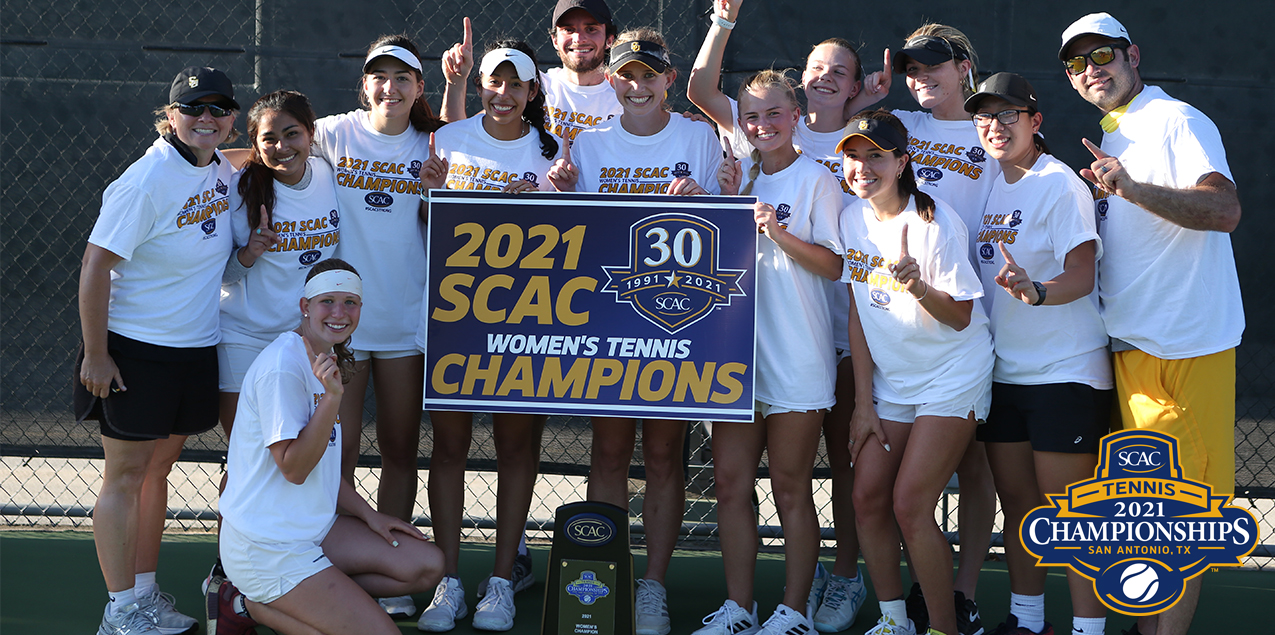 Southwestern Edges Trinity for First-Ever SCAC Women's Tennis Title