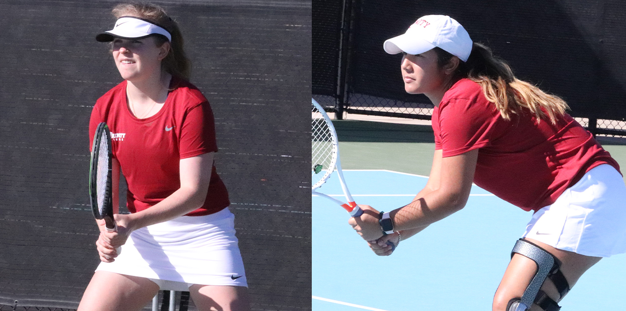 Megan Flores / Cate Cushing, Trinity University, Women's Tennis Doubles Team of the Week (Week 1)