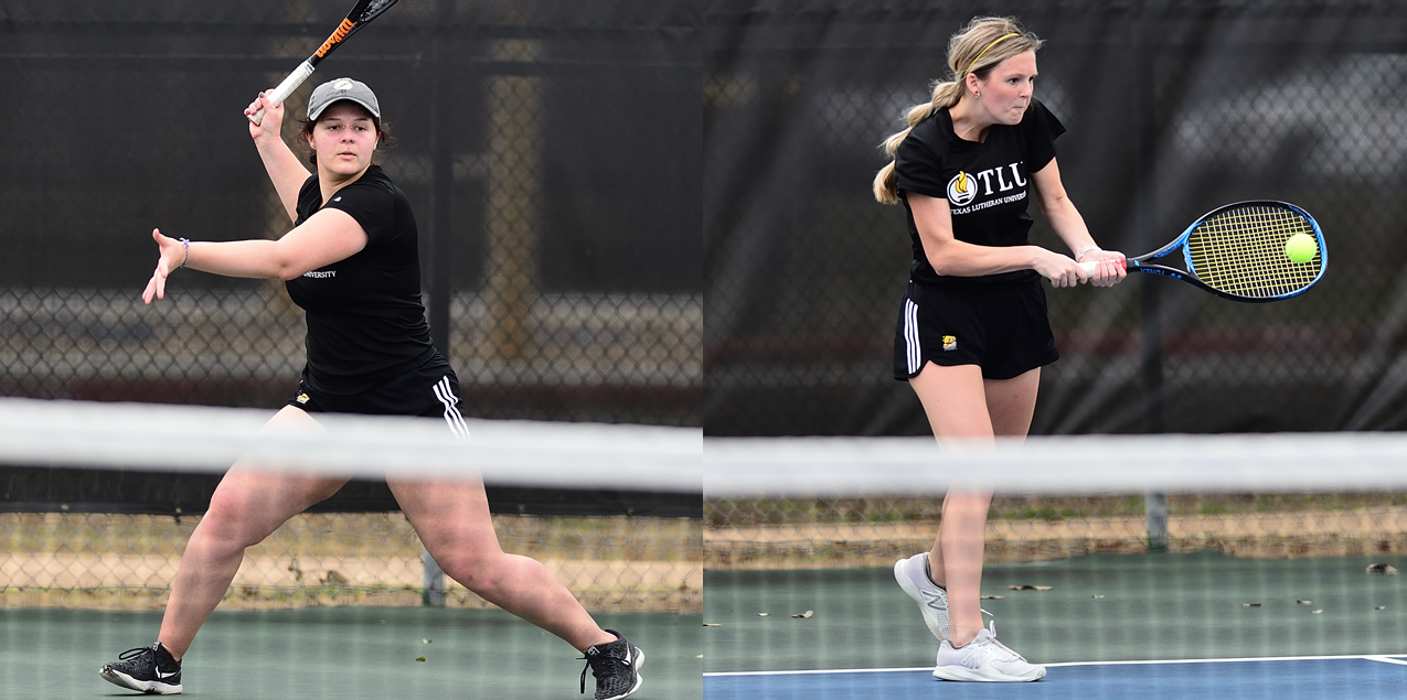 Mary Eby / Kaitlyn Enloe, Texas Lutheran University, Women's Tennis Doubles Team of the Week (Week 6)