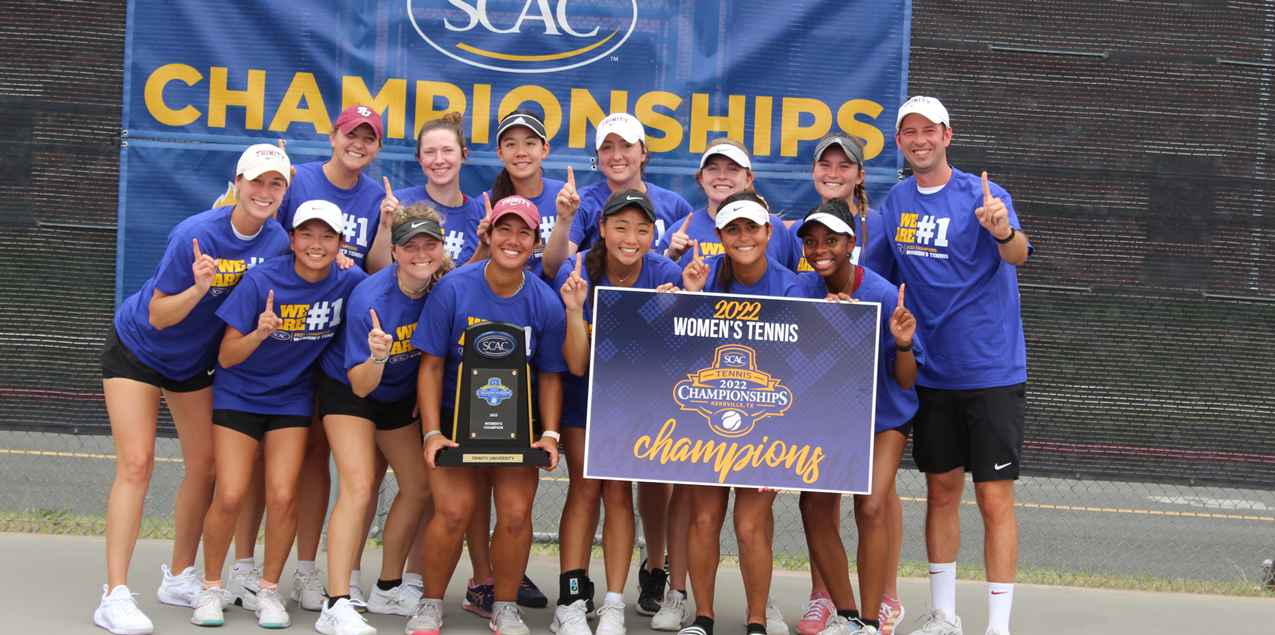 SCAC Women's Tennis Title Returns to San Antonio as Trinity Earns 5-0 Victory Over Southwestern