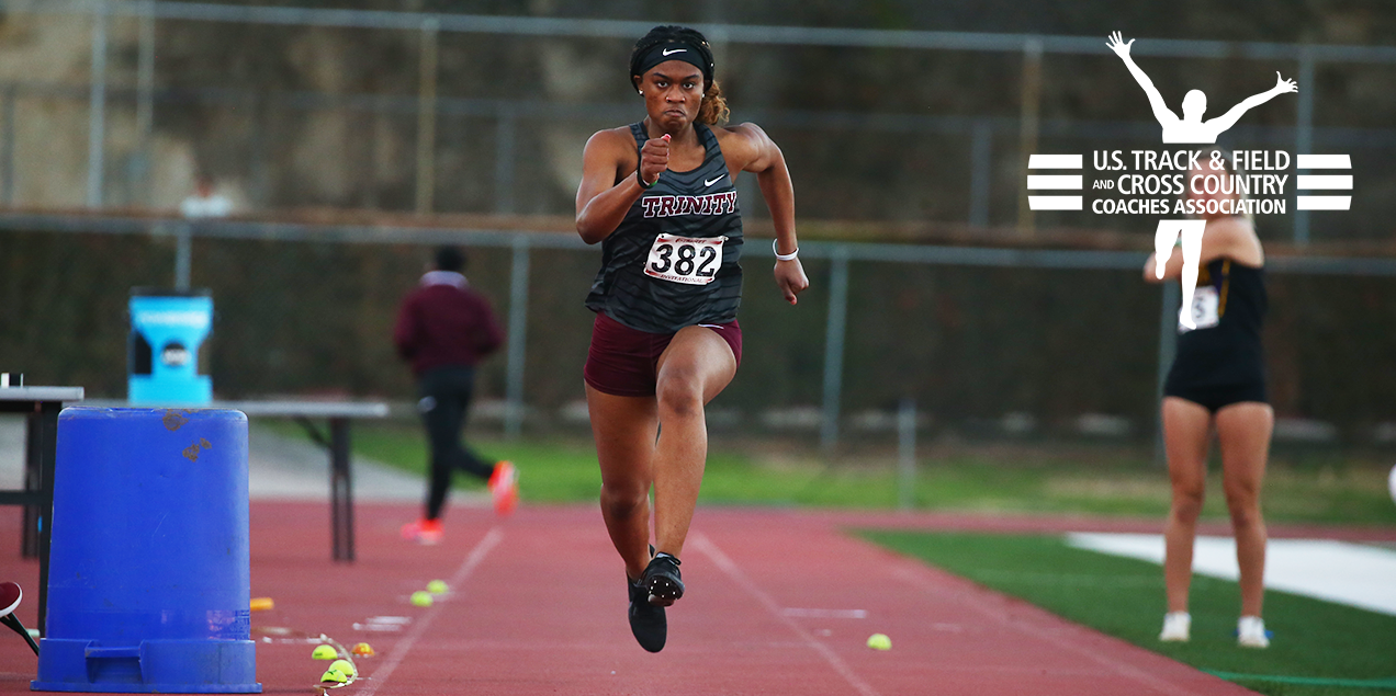 Trinity's Jordyn White Named South Region Women’s Field Athlete of the Year