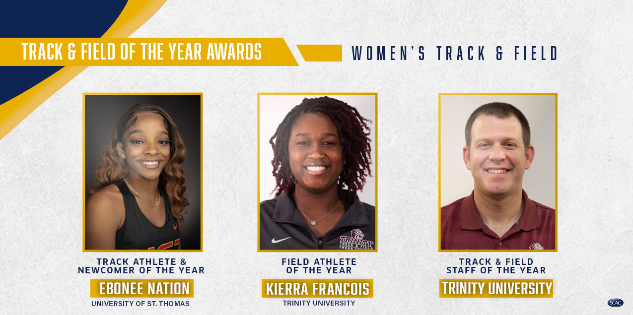 St. Thomas' Nation, Trinity's Francois Headline 2023 Women's Track and Field Postseason Awards