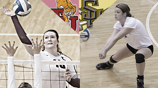 Trinity's Cusenbary, Southwestern's Pool Named SCAC Volleyball Players of the Week