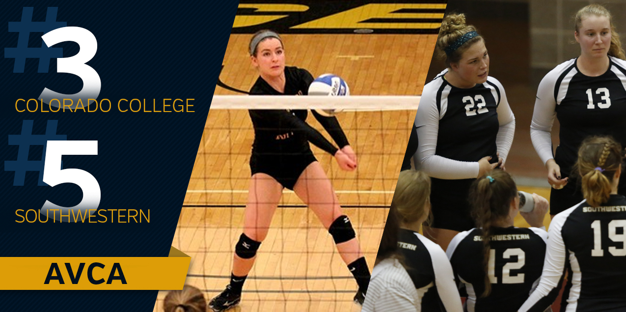 Colorado College Moves to No. 3, Southwestern to No. 5 in Latest AVCA Poll
