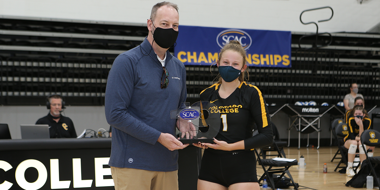 Colorado College's Aragon-Menzel Recognized as SCAC Women's Volleyball Elite 19 Honoree