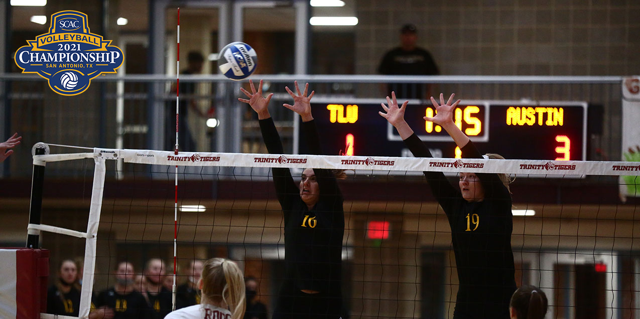 Texas Lutheran Sweeps Austin College in SCAC Volleyball Quarterfinal Round