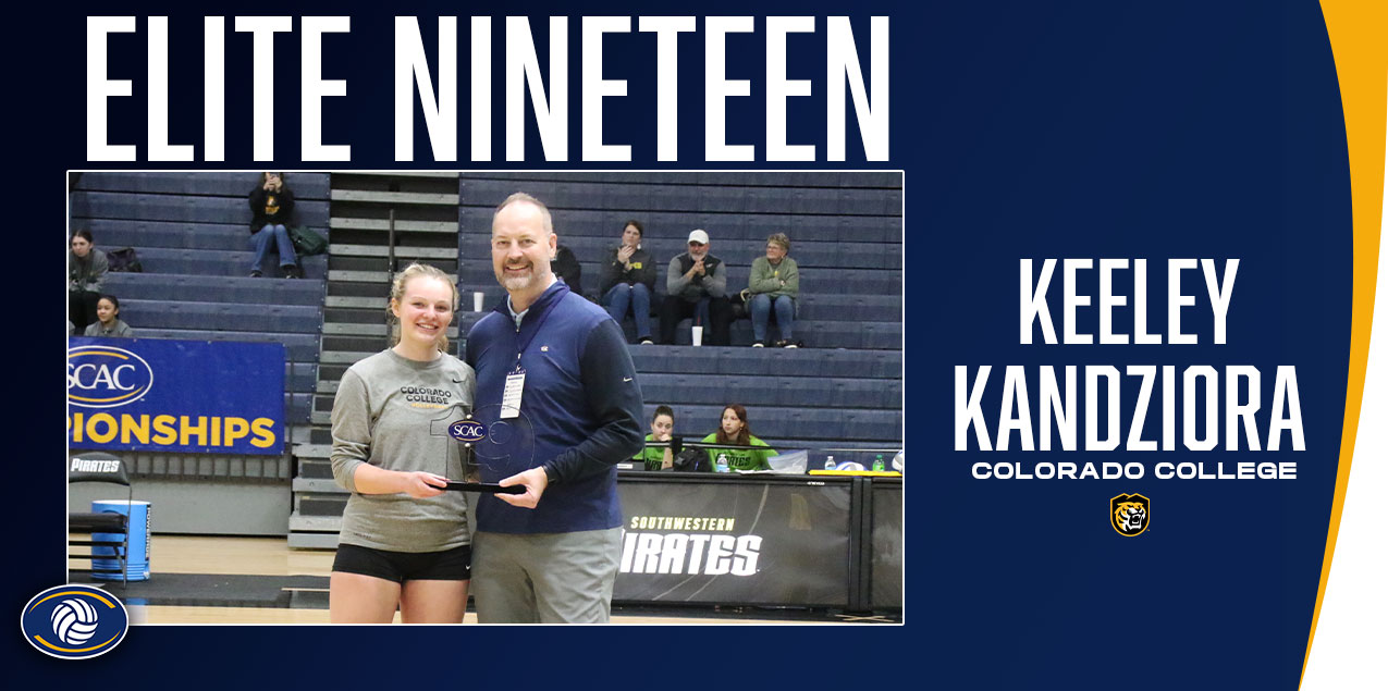 Colorado College's Kandziora Earns Women's Volleyball Elite 19 Award