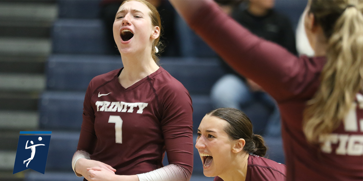 Trinity Volleyball Advances to NCAA Second Round After Defeating Wittenberg
