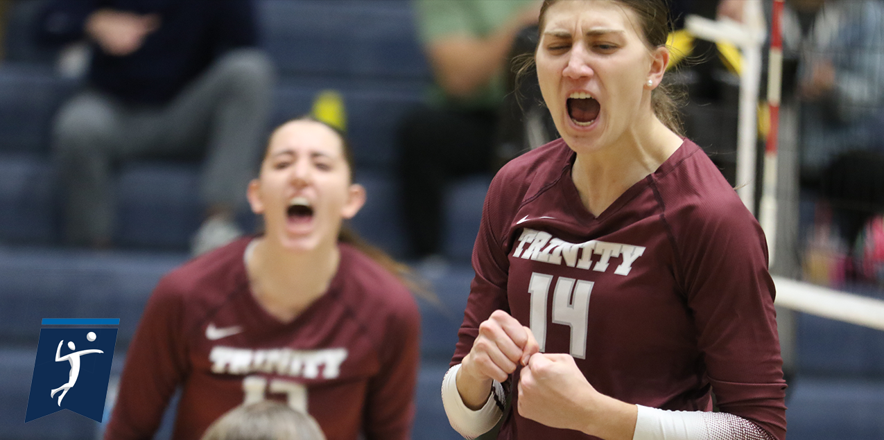 Trinity Volleyball Advances to National Quarterfinals