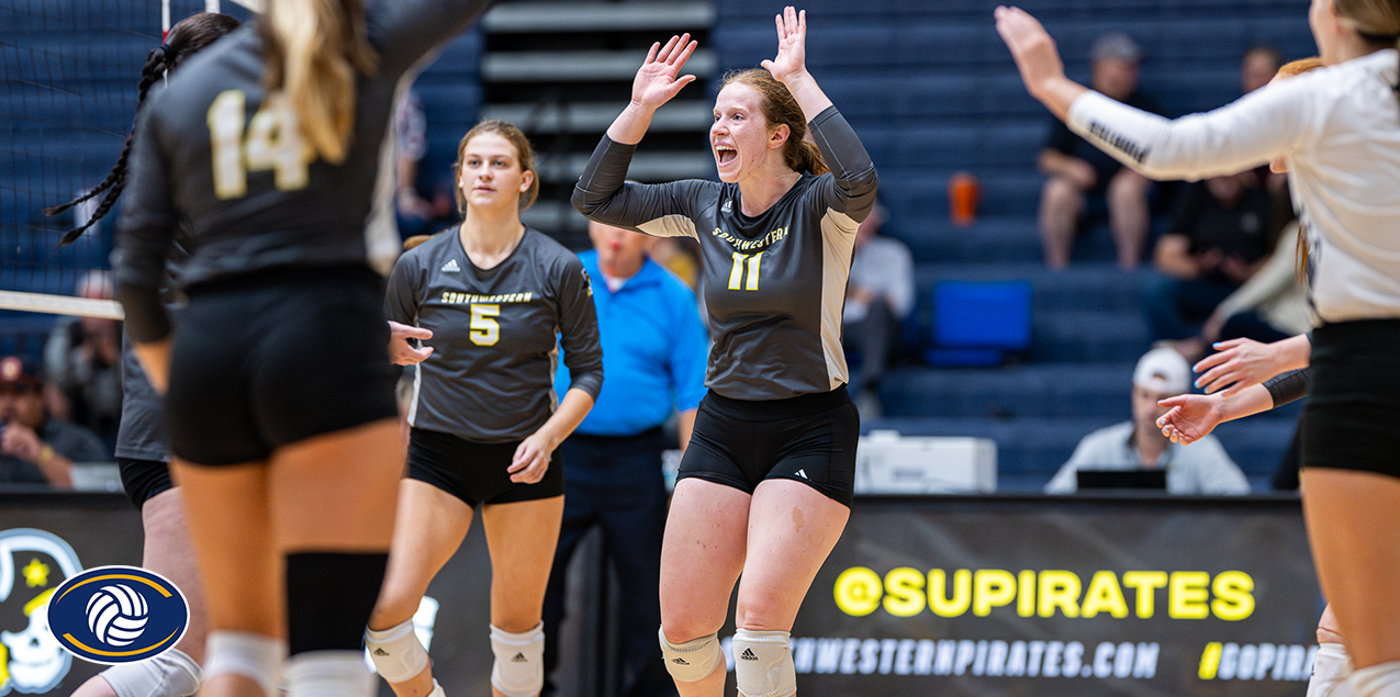 Annika Flora, Southwestern University, Setter of the Week (Week 2)