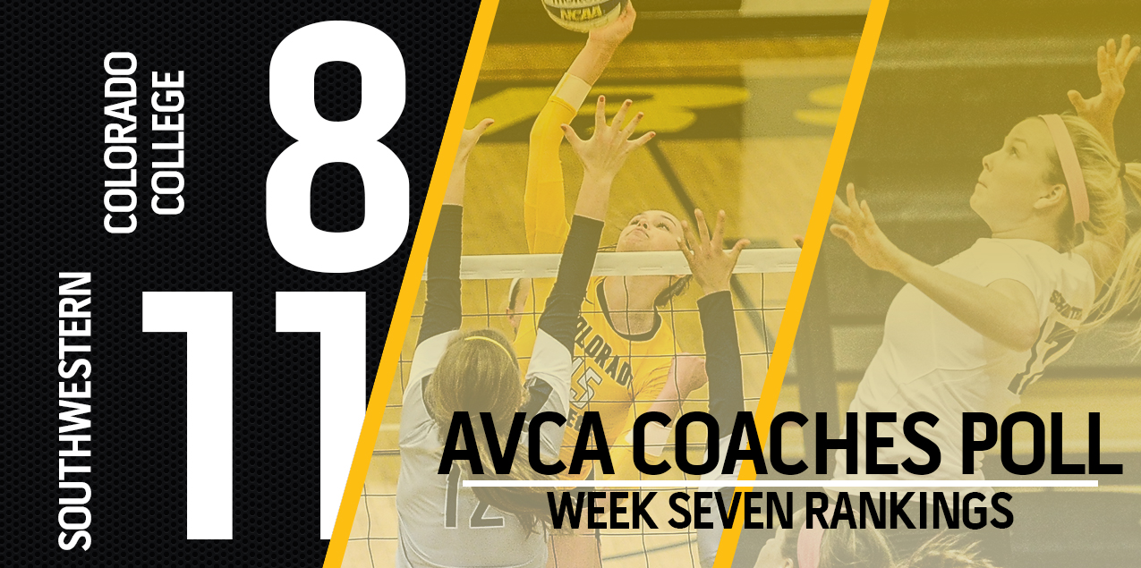 Colorado College Strong, Southwestern Leaps in AVCA Top 25