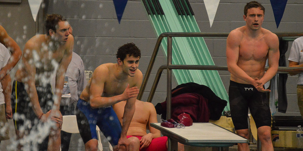 Trinity Men & Women Lead After Day One of the SCAC Swimming & Diving Championships
